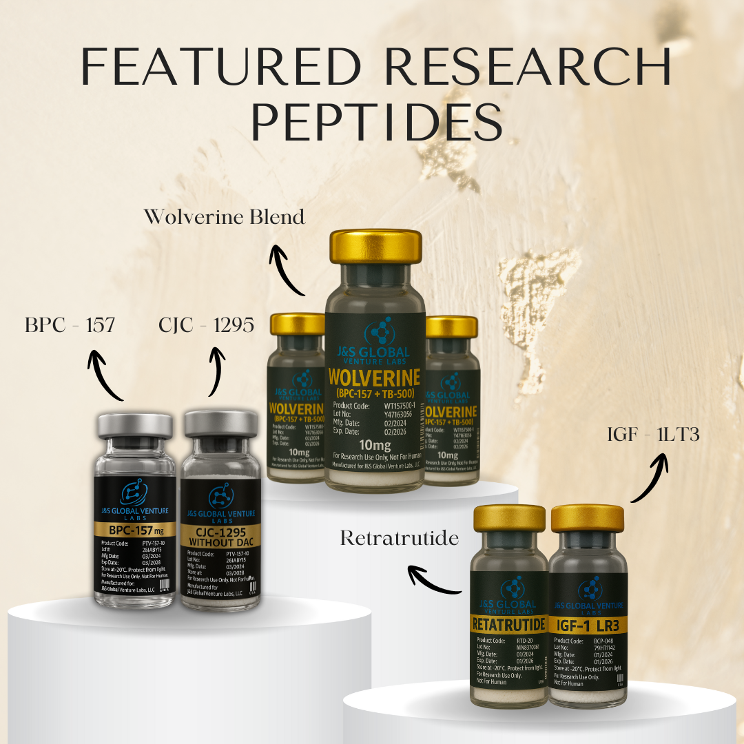 Featured Research Peptides | Laboratory Use Only – J&S Global Venture Labs