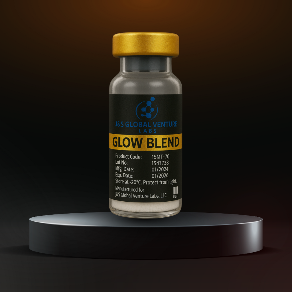 GLOW Blend – BPC-157 + TB-500 + GHK-Cu | Research Grade Peptide Blend
