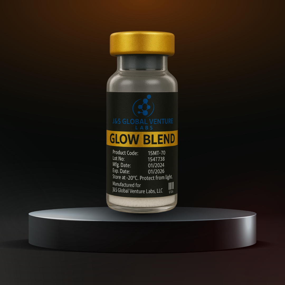 GLOW Blend – BPC-157 + TB-500 + GHK-Cu | Research Grade Peptide Blend
