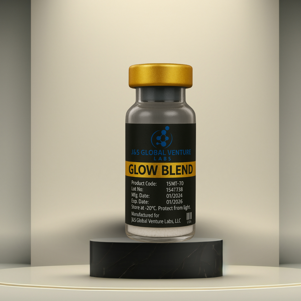GLOW Blend – BPC-157 + TB-500 + GHK-Cu | Research Grade Peptide Blend