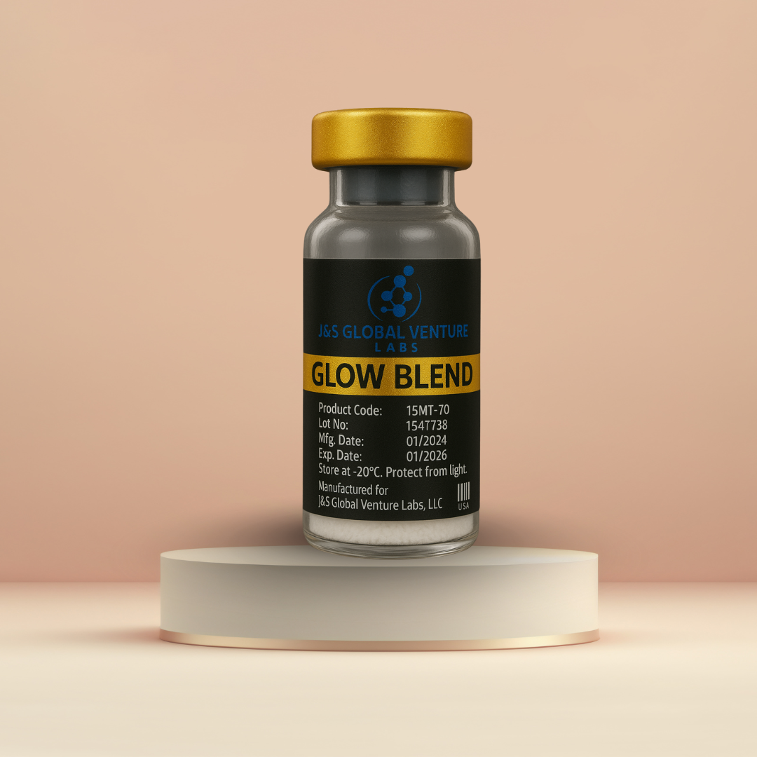 GLOW Blend – BPC-157 + TB-500 + GHK-Cu | Research Grade Peptide Blend