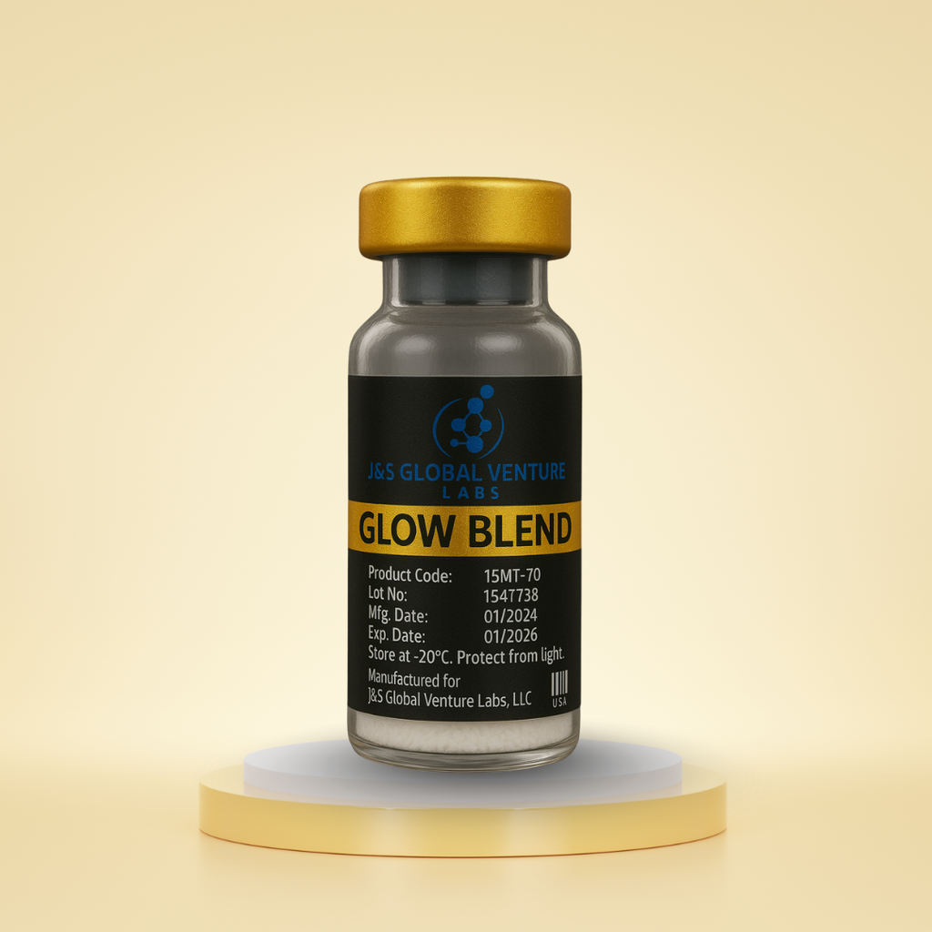 GLOW Blend – BPC-157 + TB-500 + GHK-Cu | Research Grade Peptide Blend