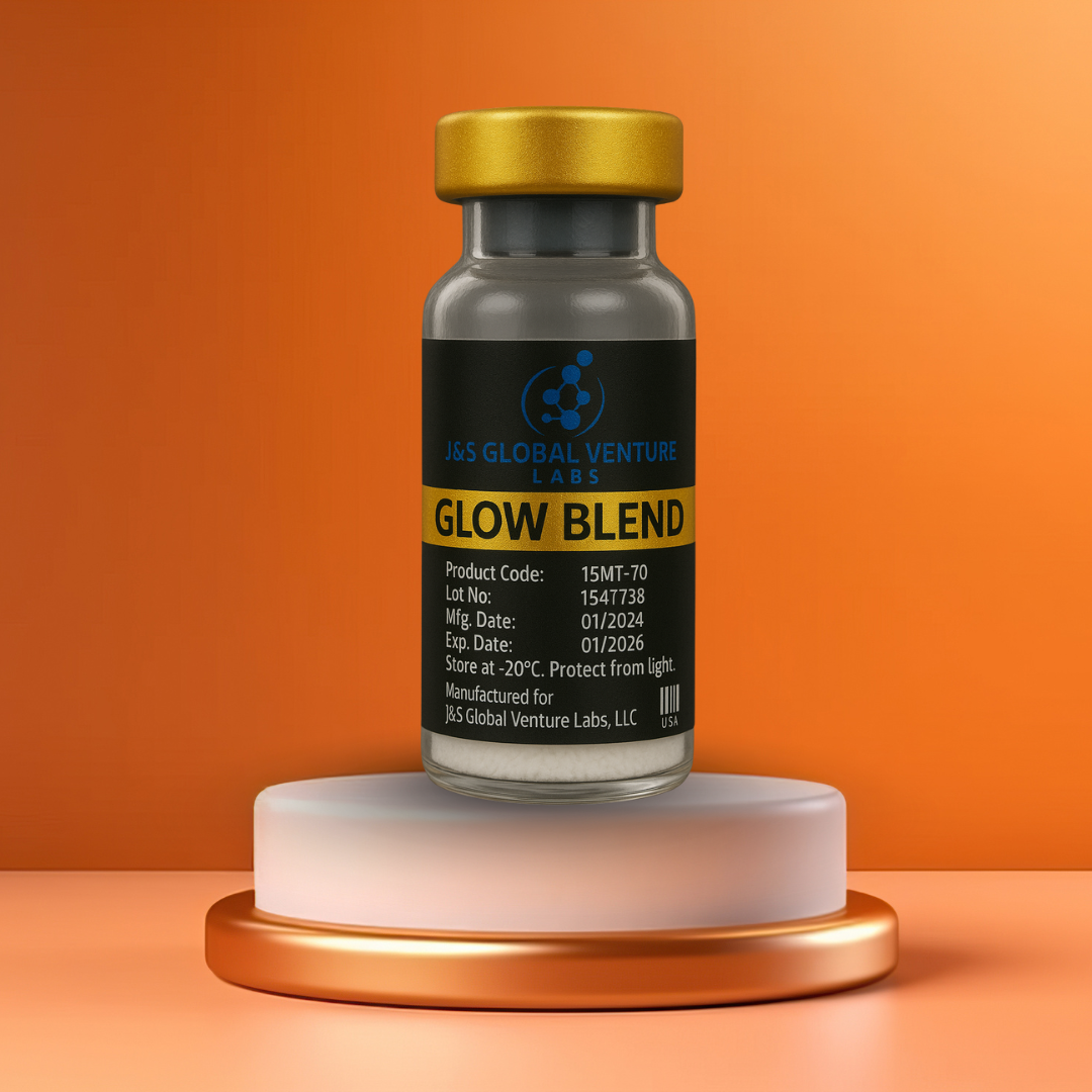 GLOW Blend – BPC-157 + TB-500 + GHK-Cu | Research Grade Peptide Blend